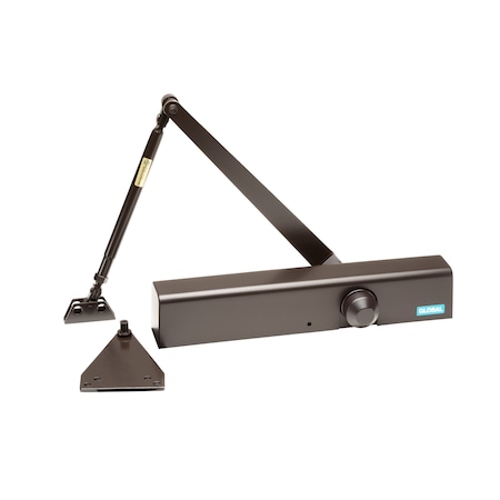Global Door Controls Commercial ADA Grade 1 Slim Line Door Closer in Duronodic - Sizes 1-4 TC411-DU